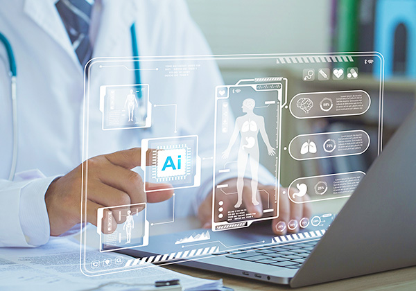 AI機能を搭載した検査機器